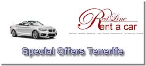 Special offers Car Rental from the car rental Red Line Rent a Car Tenerife